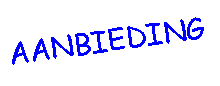 Tekstvak: AANBIEDING
